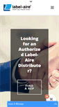 Mobile Screenshot of label-aire.com
